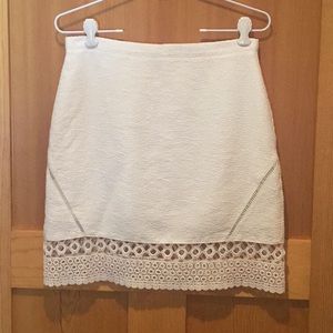 Morgan de Toi Lace Trim Skirt